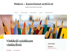 Tablet Screenshot of mokreo.com